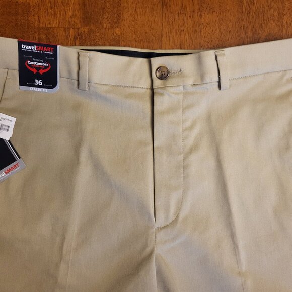 Roundtree & Yorke ~ Sz 36 ~ Travel Smart Shorts ~ NWT - Picture 2 of 9